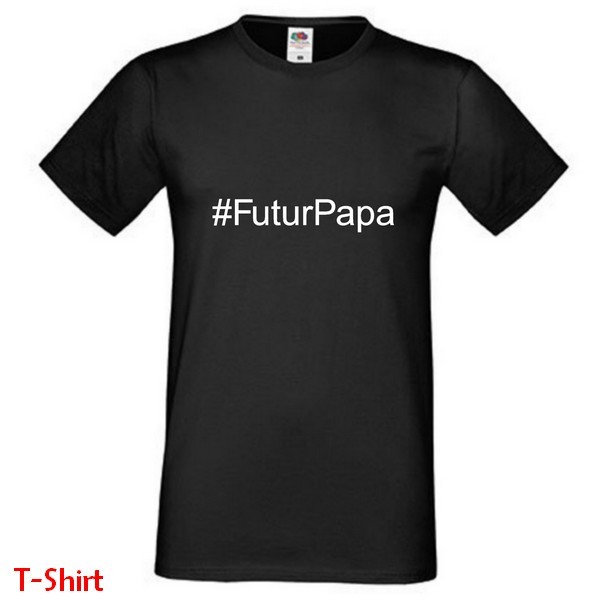 T-Shirt  #FuturPapa 